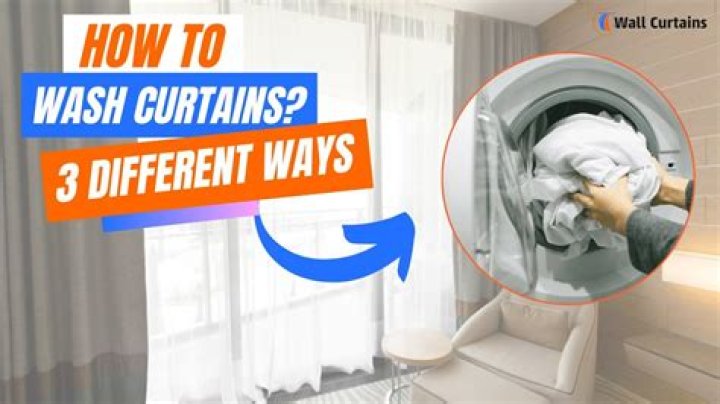 how to wash curtains with grommets