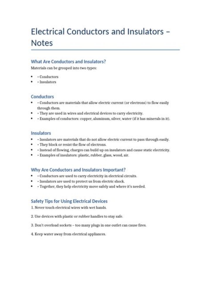 importance of conductors