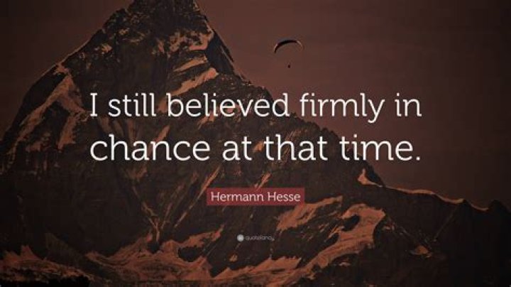 “in chance