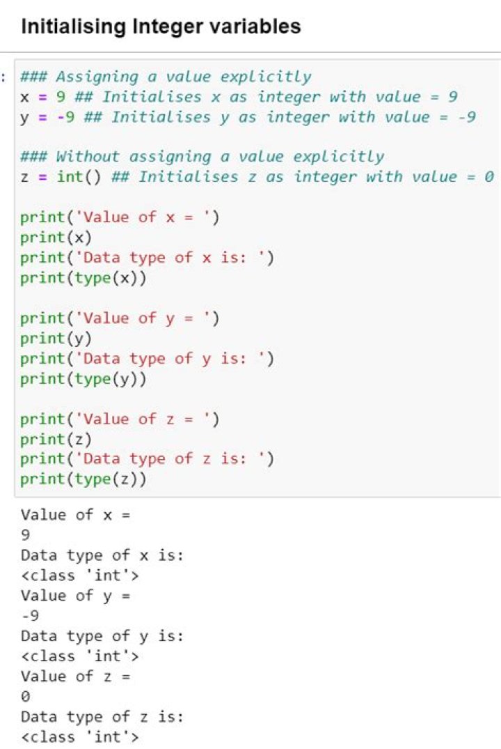 initialize variable python