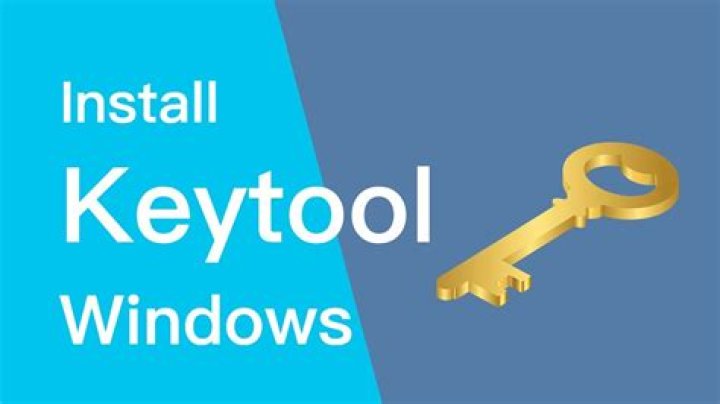 install keytool