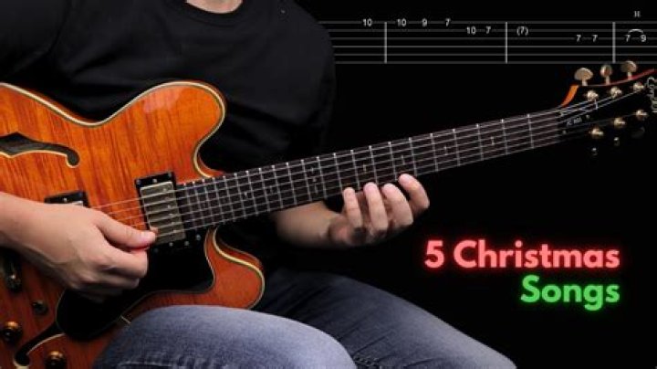 instrumental christmas song with electric guitar