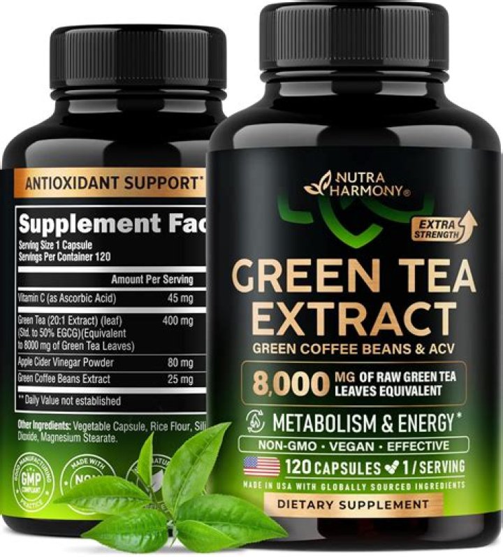 is 50 mg of green tea extract a lot