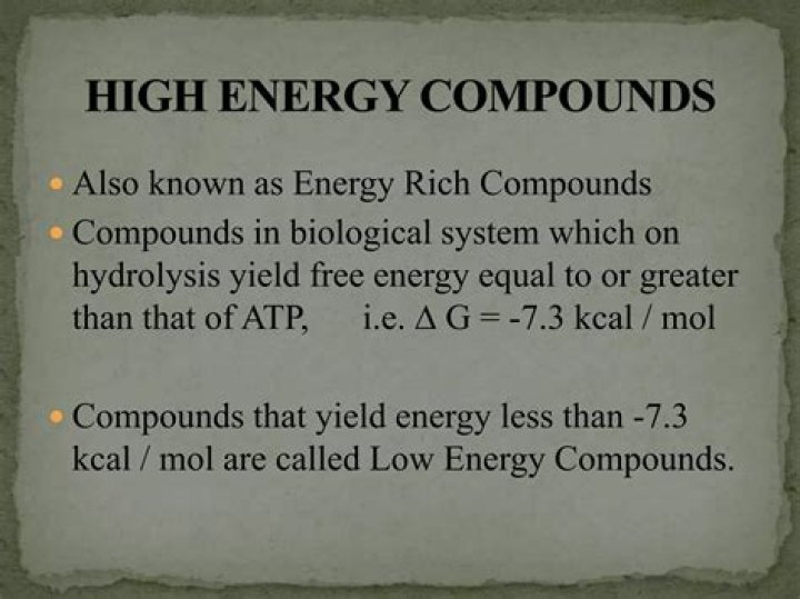 is amp a high energy compound
