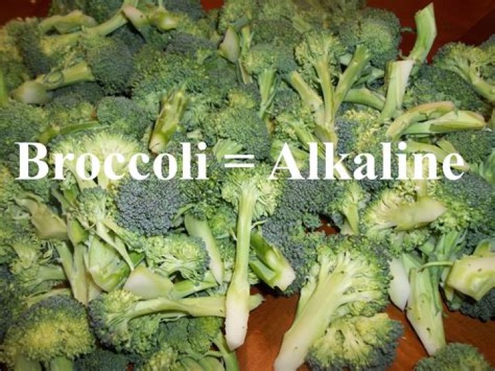 is broccoli alkaline