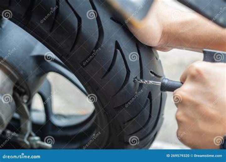 is it safe to put fix a flat in a motorcycle tire