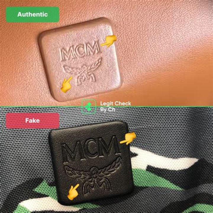 is mcm real leather