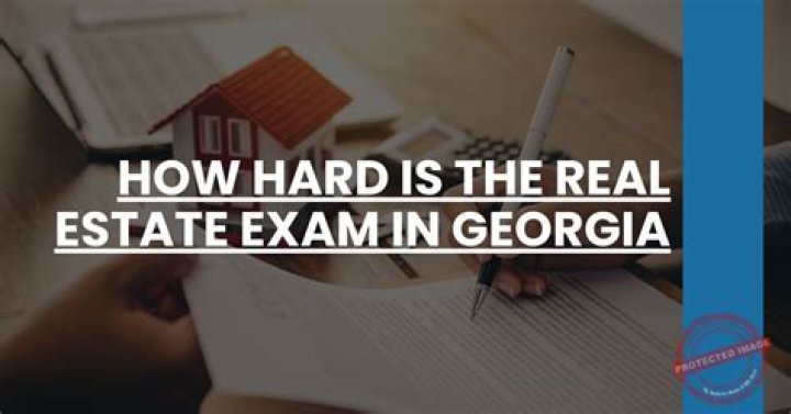 is the georgia real estate exam hard