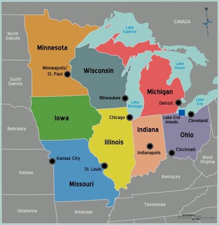 is utah in the midwest