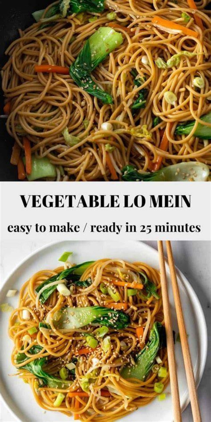 is vegetable lo mein healthy