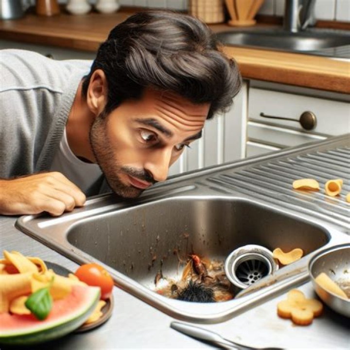 kitchen sink smells like mildew