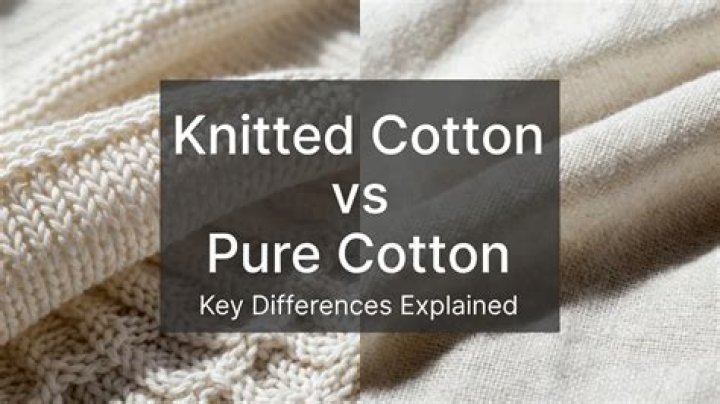 knitted cotton means