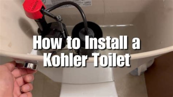 kohler toilet seats installation