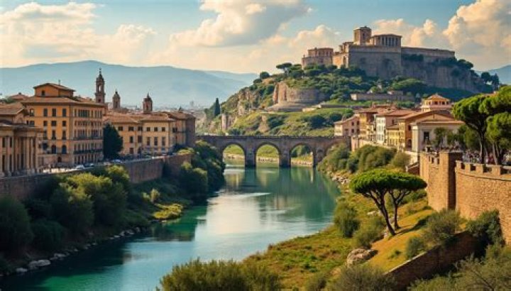 landforms in rome
