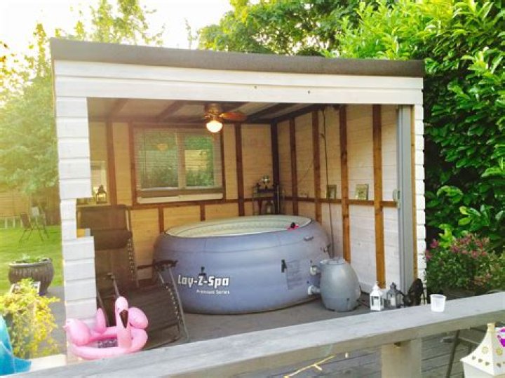 lazy spa shed