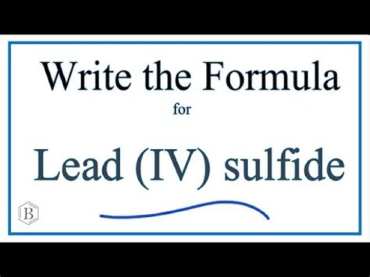 lead iv sulfide