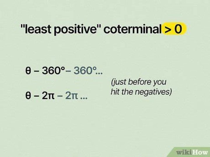 least positive coterminal angle