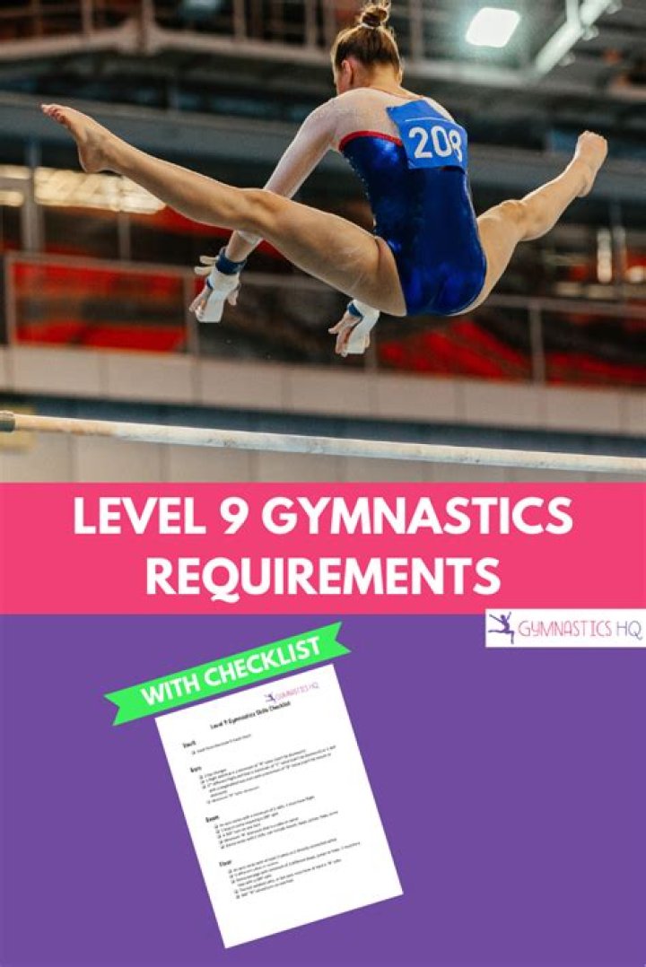 level 9 gymnastics requirements