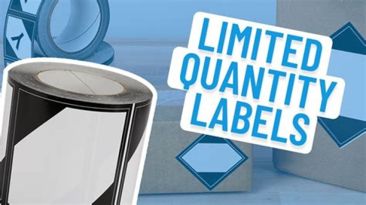 limited quantity items