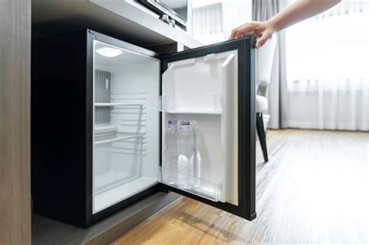 mini fridge is hot on outside