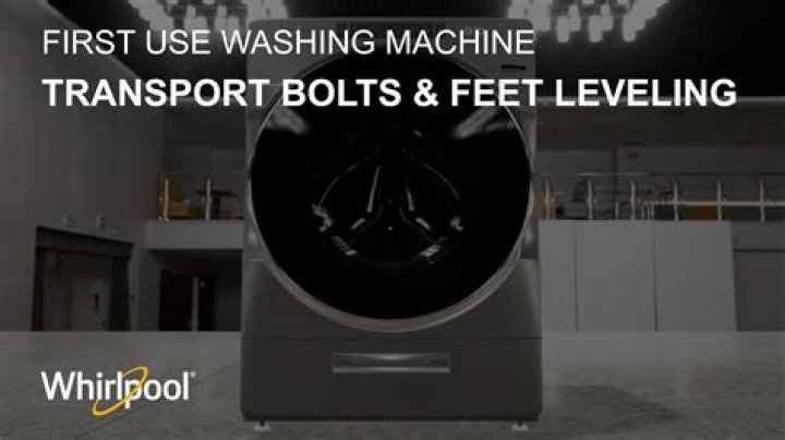 moving a washing machine without transit bolts