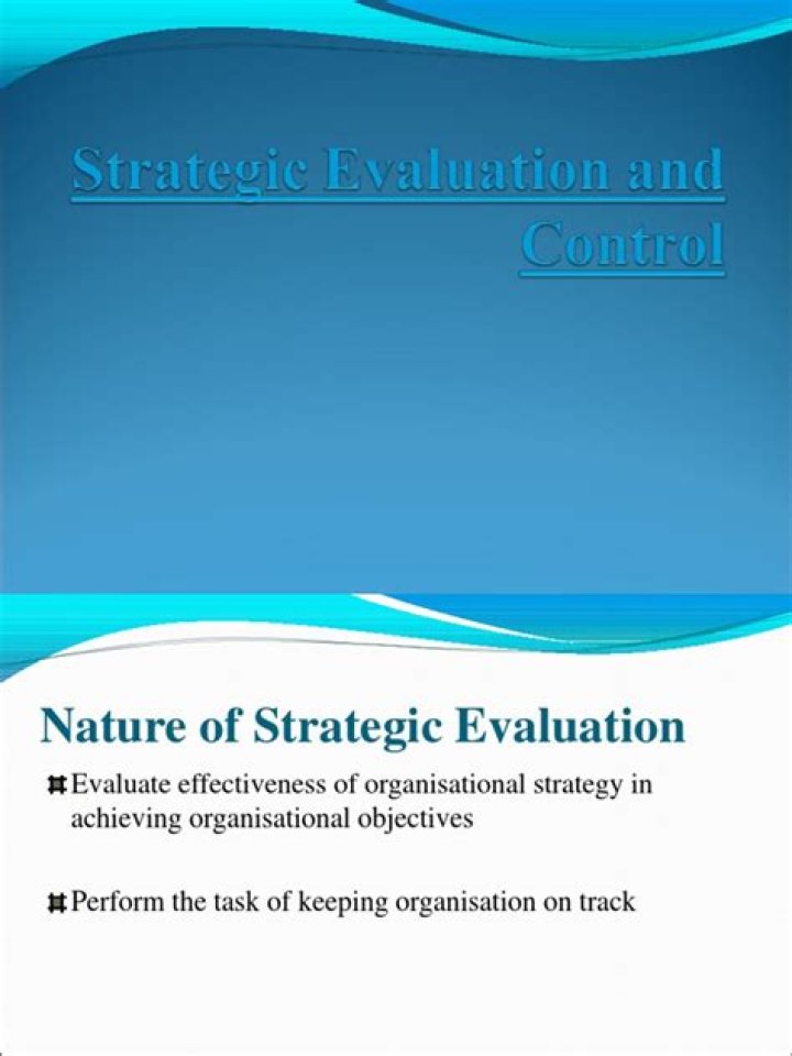nature of strategic evaluation