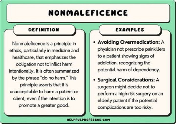 nonmaleficence vs beneficence