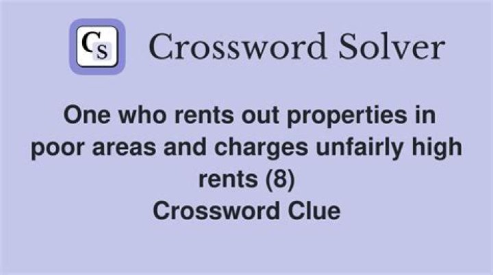 one who rents out properties