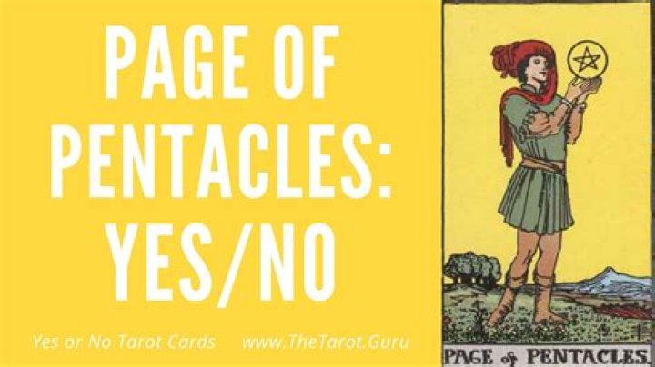 page of pentacles yes or no