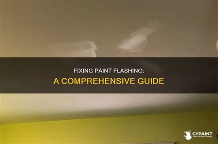 paint flashing fixes