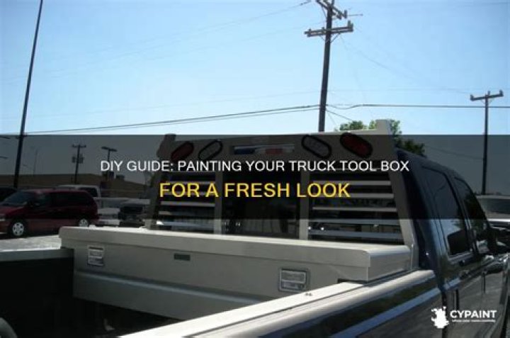 painting a truck tool box