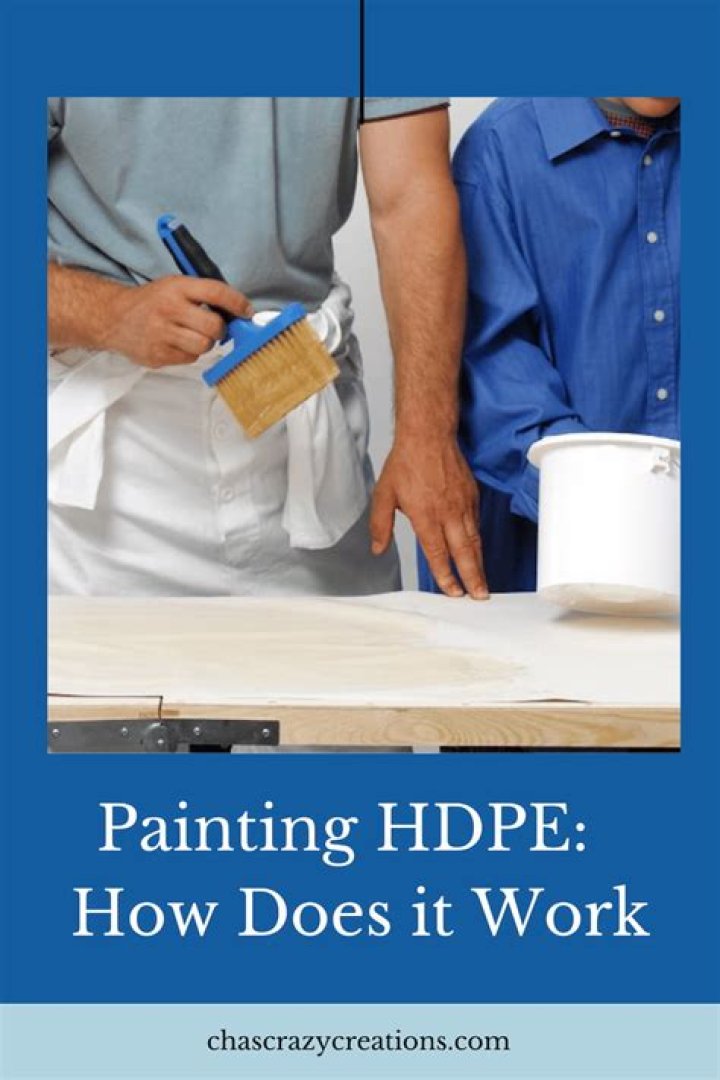 painting hdpe