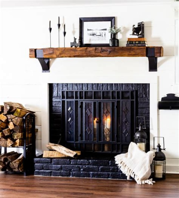 painting metal fireplace surround