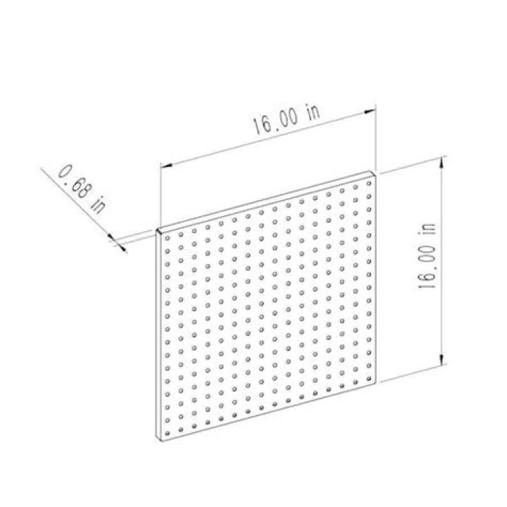 pegboard thickness