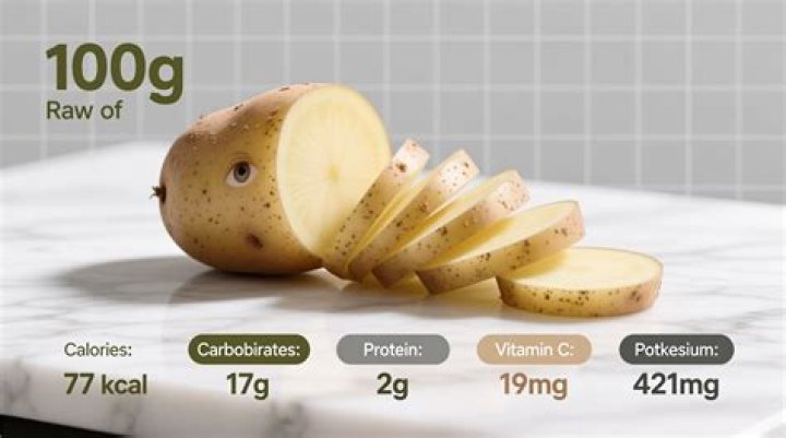 potato calories per ounce