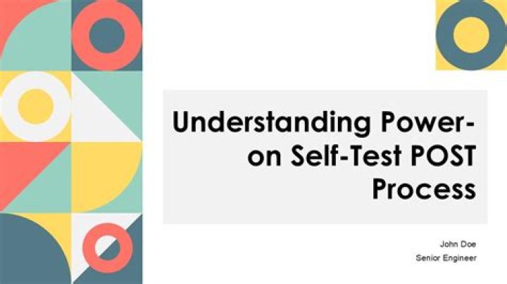 power on self test steps