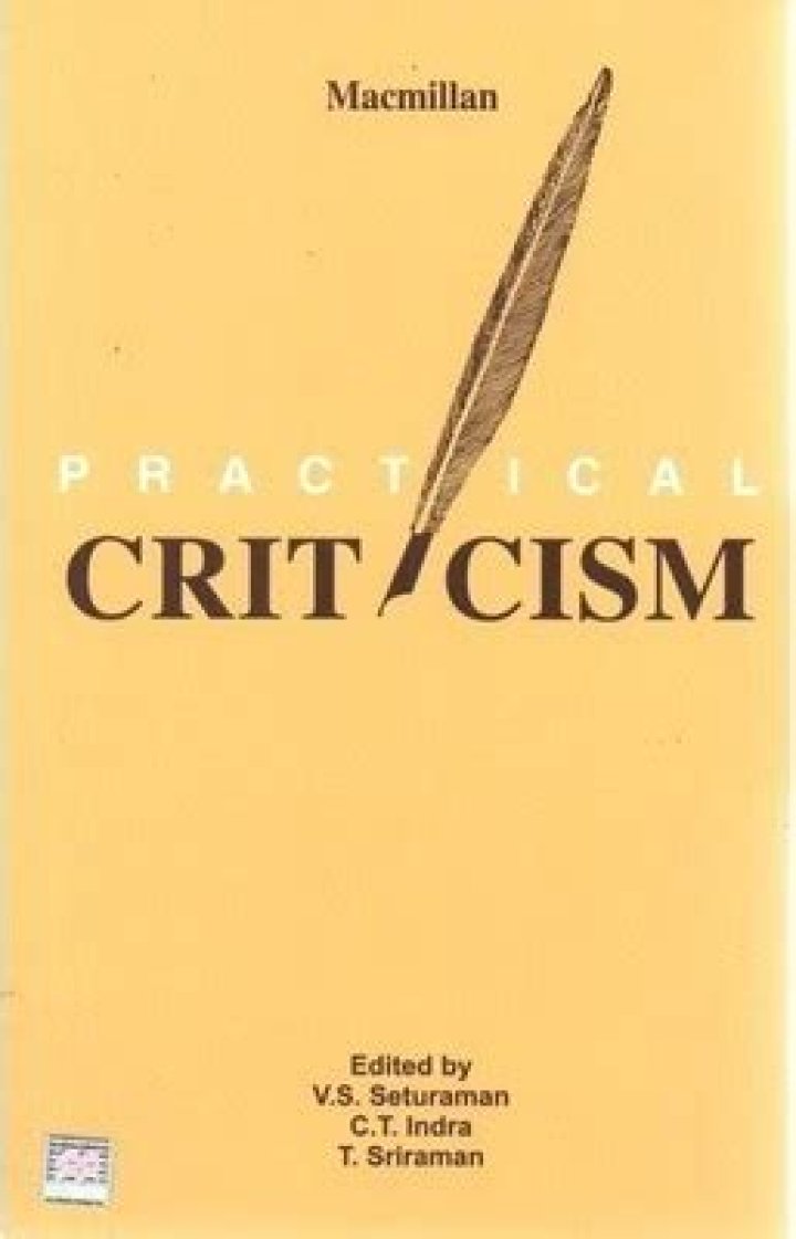 practical criticism is also known as