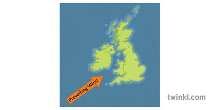 prevailing wind direction uk