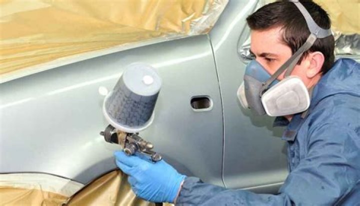 rain after painting car