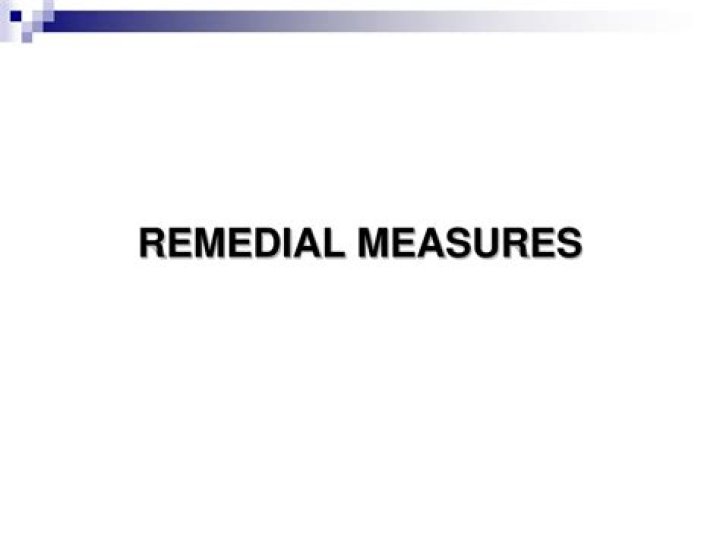 remedial measures meaning