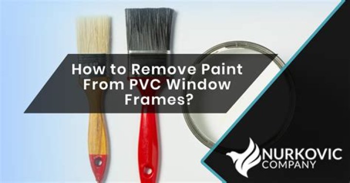 remove paint from upvc