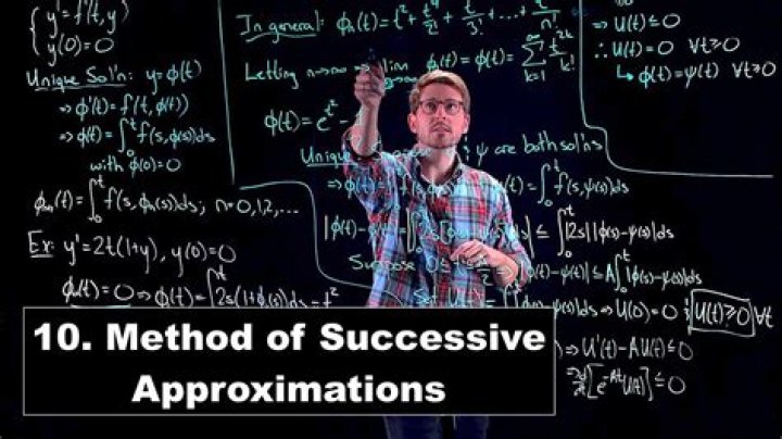researchers use the method of successive approximations in the process of