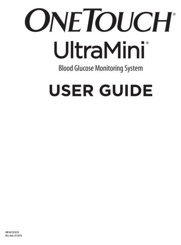 resetting one touch ultra mini