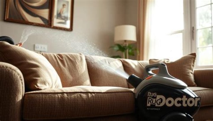 rug doctor on couch