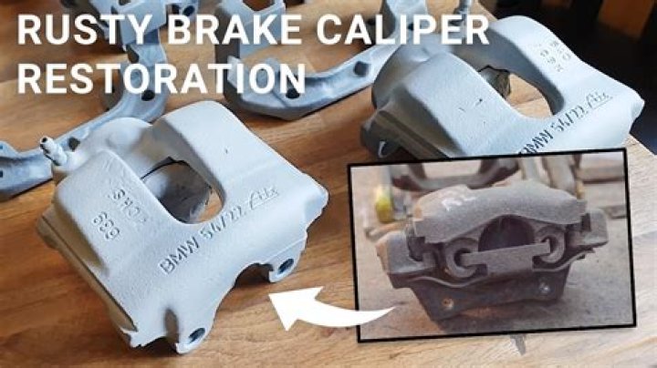rusty brake caliper