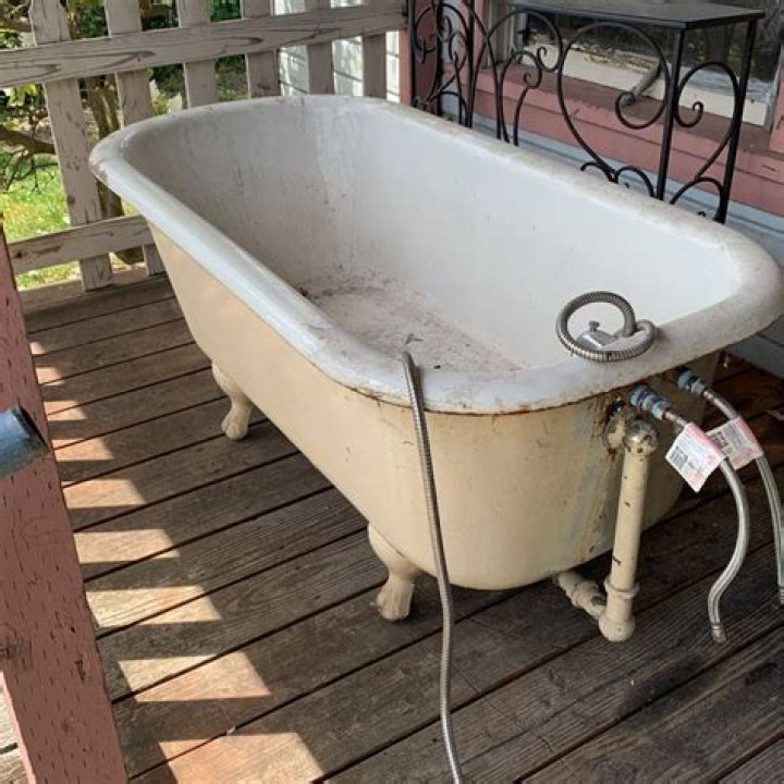 scrap value cast iron bath