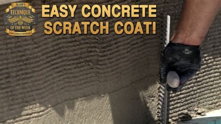 scratch coat concrete