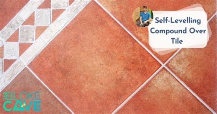 self leveling floor compound over tiles