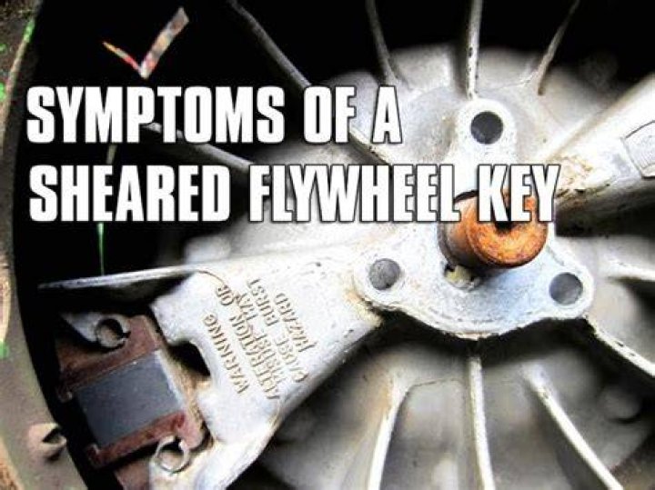 sheared flywheel key symptoms
