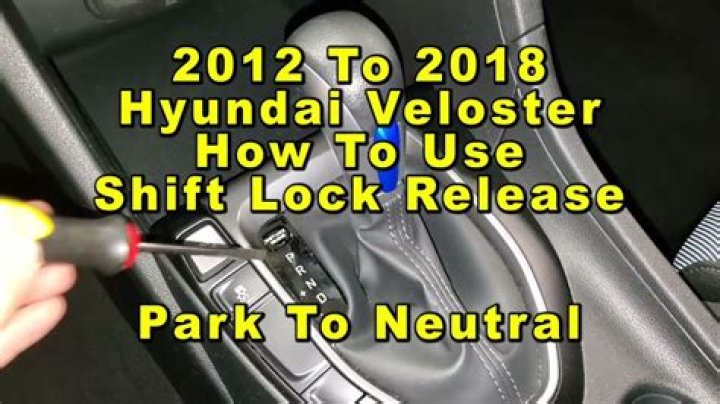shift lock release hyundai
